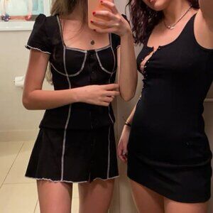 Dolls Kill Current Mood “CANDID ENCOUNTERS” mini dress. Perfect condition